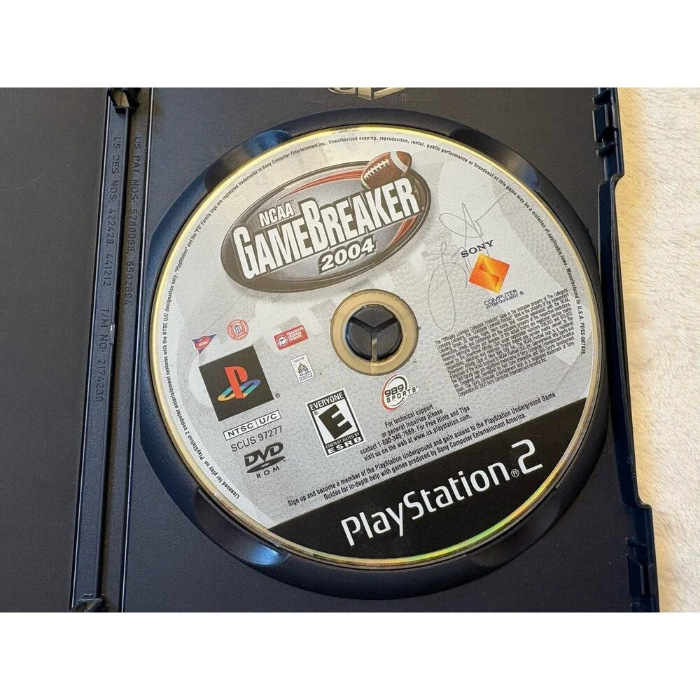 PlayStation 2 NCAA GameBreaker 2004 Football Video Game